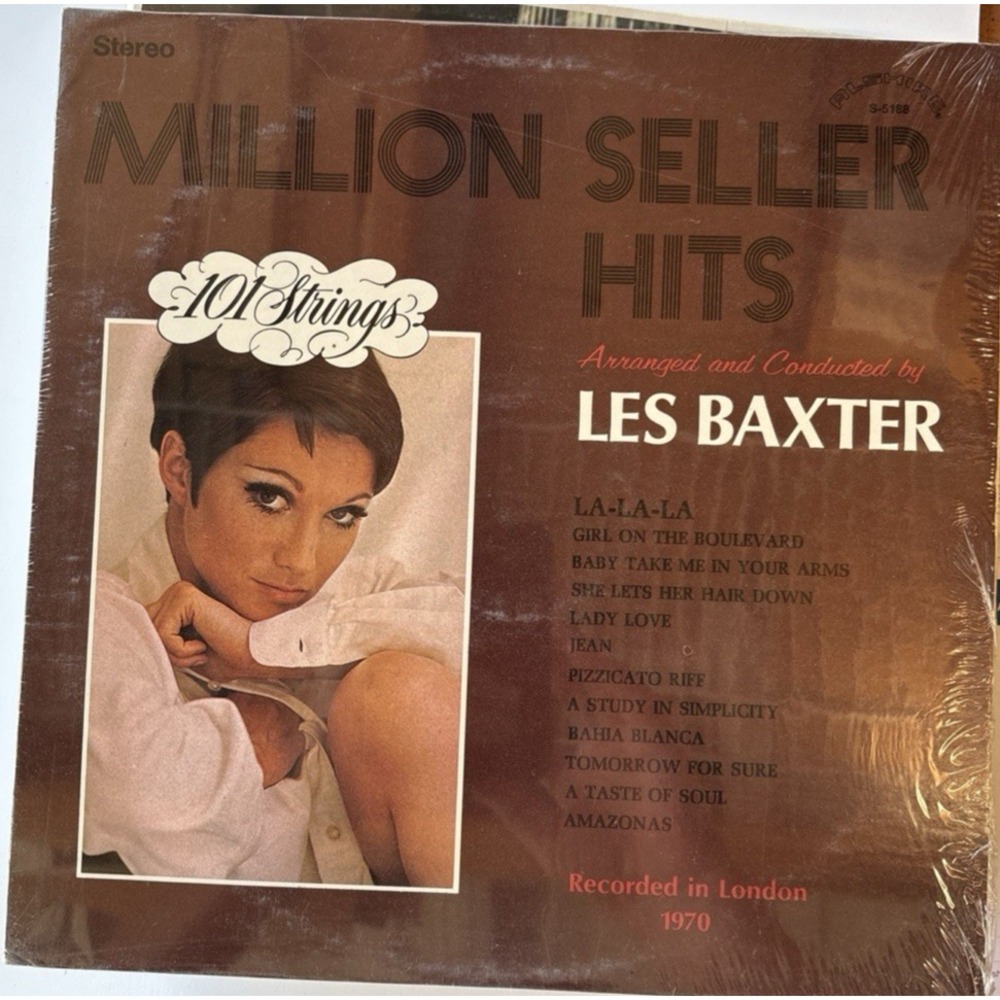 LP SEALED 101 STRINGS & LES BAXTER - MILLION SELLER HITS 1970 SEALED (L52)